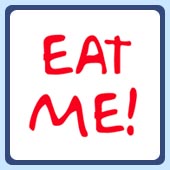 When you're so delicious you want to invite others to eat you, you need to get the Eat Me t-shirt.