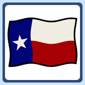 New T-shirt - Texas Flag.