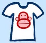 red monkey face t-shirt