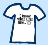 i know what girls like t-shirt