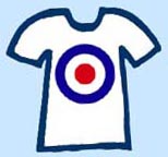 bullseye target retro t-shirt