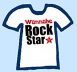 wannabe a rock star t-shirt