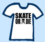 skate or die t-shirt
